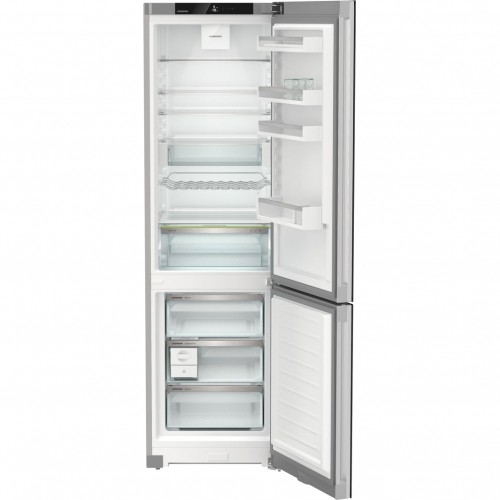 Холодильник LIEBHERR с NoFrost, EasyFresh, 3 контейнерами, высота 201,5 см, класс A++, черное стекло