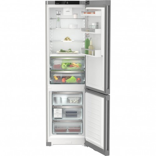 Холодильник LIEBHERR с BioFresh и NoFrost, 201.5 см, A++, SteelFinish - идеальный выбор для свежих продуктов