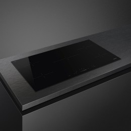 Варочная панель Smeg SE495ETD, 90 см, стеклокерамика, Hi-Light, 5 зон, черная.