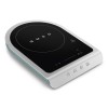 Настольная индукционная плита Smeg 1 зона, 1.45/2.1 кВт, сенсорное управление, таймер, изумрудно-зеленая