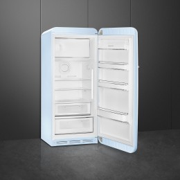 Холодильник SMEG FAB28RPB6, однокамерный, 270 л, инверторный компрессор, стиль 50-х, пастельный голубой.