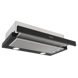 Вытяжка MONSHER Loin 60 Noir, телескопическая, 650 м³/ч, 2 скорости, 53 дБ, черная