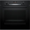 Духовой шкаф Serie 6 черный, класс А, 7 режимов, LCD-дисплей, EcoClean, SoftClose - идеальный выбор для вашей кухни