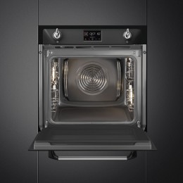 Духовой шкаф SMEG SOP6902S2PN, 60 см, 12 функций, пароувлажнение, пиролиз, черный