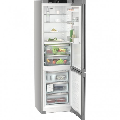 Холодильник LIEBHERR с BioFresh и NoFrost, 201.5 см, A++, SteelFinish - идеальный выбор для свежих продуктов
