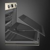 Встраиваемая электрическая духовка SMEG 60 см с пиролизом, 9 функций, кремовая, класс А