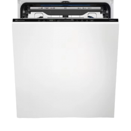 Полновстраиваемая посудомоечная машина Electrolux EEC67310L, 60 см, ComfortLift, 14 комплектов, сенсорное управление, 8 программ, 59.6x56x82 см, черный, сушка с открыванием дверцы, индикация на полу.