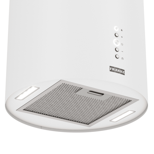 Вытяжка Franke/Best AXIS 35 WH - Цилиндрическая настенная вытяжка 35 см, 750 м³/ч с LED освещением и электронным управлением