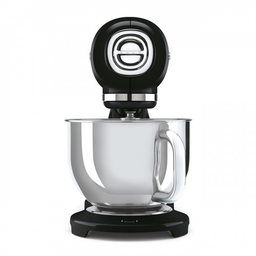 Планетарный миксер SMEG 50-х годов, 1000 Вт, 4.8 л, 10 скоростей, черный