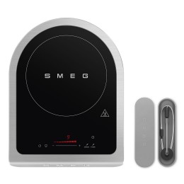 Индукционная плита Smeg PIC01EGMEU, 1 зона, 1.45/2.1 кВт, сенсорное управление, таймер, термощуп, изумрудно-зеленая