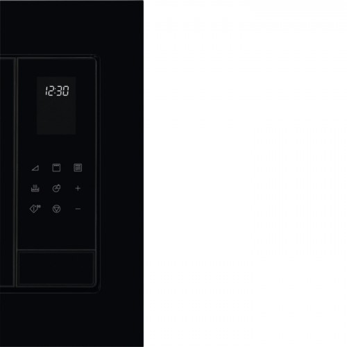 Встраиваемая микроволновая печь ELECTROLUX с грилем, 25 л, черная, высота 390 мм