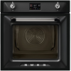 Встраиваемый духовой шкаф SMEG Victoria 60 см с пароувлажнением и пиролизом – 12 функций, черный цвет