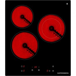 Варочная поверхность Kuppersberg ECO 400, Hi-Light, 45 см, черная, сенсорное управление, таймер, автоотключение