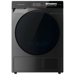 Сушильная машина KUPPERSBERG/ KITCHEN RETAIL / Сушильная машина KUPPERSBERG, High-Tech, загрузка 10 кг, 16 программ, тепловой насос, отсрочка старта, реверс барабана, ультрафиолет, сенсорное управление, блокировка от детей, энергоэффективность А+, цвет се