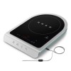 Настольная индукционная плита Smeg 1 зона, 1.45/2.1 кВт, сенсорное управление, таймер, изумрудно-зеленая