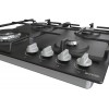 Встраиваемая газовая варочная панель GORENJE черная с автоматическим электроподжигом, размеры 13x60x52 см, вес 11,5 кг