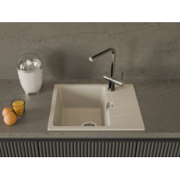 RIVELATO 1523513 BS однорычажный cмеситель для кухни Lugano L-обр. с краном питьевой воды D-35мм, поворотный излив, материал: латунь, цвет: нержавеющая сталь
