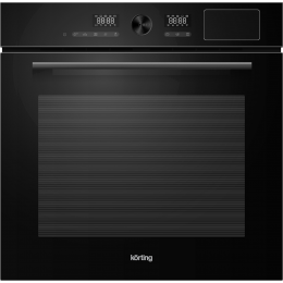 Электрический духовой шкаф KORTING okb 1650 gn steam, 60 см, 72 л, пар, сенсорное управление, 13 режимов.
