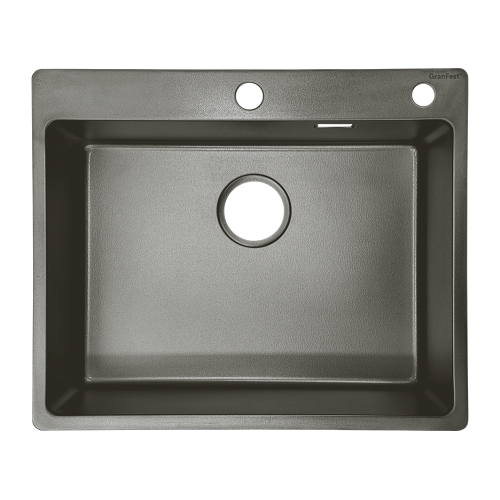 METAL 5949 titan 1 чаша 550*400*205, общий размер: 590*490*200, монтаж: универсальный, материал: нержавеющая сталь AISI 304, цвет: титан
