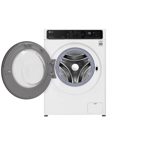 Стиральная машина LG/ Стиральная машина LG, отдельностоящая, ВхШхГ 850х600х455 мм, загрузка 7 кг, 1200 об/мин, LED дисплей, технология AI DD, дозагрузка белья, пар, инверторный мотор с прямым приводом, отсрочка старта, энергоэффективность А, цвет белый