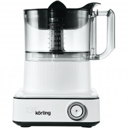 Кухонный комбайн Korting KFP 0203 W 135, 1200 Вт, 6 скоростей, белый, 2 л.