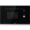 Встраиваемая микроволновая печь GORENJE с электронным управлением, черная, 20 л, левостороннее открывание, размеры 59,5 × 38,8 × 34,4 см