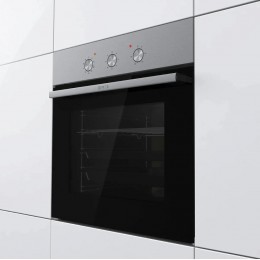 Духовой шкаф GORENJE BO6727E03NX, 73 л, класс А, механическое управление, CompactDoor, EcoClean.