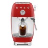 Рожковая эспрессо кофемашина SMEG 50-х годов, 15 бар, капучинатор, 1.4 л, красная