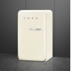 Холодильник SMEG/ Холодильник SMEG, отдельностоящий, однодверный, LED подсветка, внутренняя морозильная камера, электромеханический контроль температуры, стандартный компрессор, полезный объем 105 л, энергоэффективность D, уровень шума 35 дБ, цвет кремовы