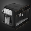 Кофемашина Smeg/ SMEG CMS4604NRRU Автоматическая кофемашина, 60 см, высота 45 см, черное стекло Eclipse, медный профиль