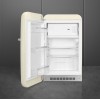 Холодильник SMEG/ Холодильник SMEG, отдельностоящий, однодверный, LED подсветка, внутренняя морозильная камера, электромеханический контроль температуры, стандартный компрессор, полезный объем 105 л, энергоэффективность D, уровень шума 35 дБ, цвет кремовы