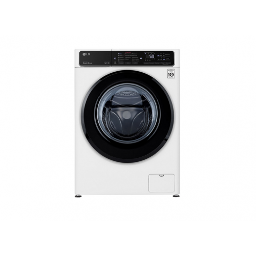 Стиральная машина LG/ Стиральная машина LG, отдельностоящая, ВхШхГ 850х600х455 мм, загрузка 7 кг, 1200 об/мин, LED дисплей, технология AI DD, дозагрузка белья, пар, инверторный мотор с прямым приводом, отсрочка старта, энергоэффективность А, цвет белый