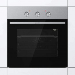 Духовой шкаф GORENJE BO6727E03NX, 73 л, класс А, механическое управление, CompactDoor, EcoClean.