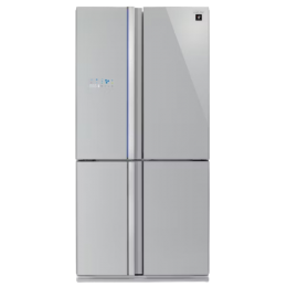 Холодильник Sharp sjfs97vsl, 4-дверный, 600 л, No Frost, инверторный, ионизация, быстрое замораживание
