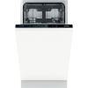 Встраиваемая посудомоечная машина GORENJE 45 см с 3 корзинами, нержавеющим баком и защитой AquaStop - 9 л, 45 дБ