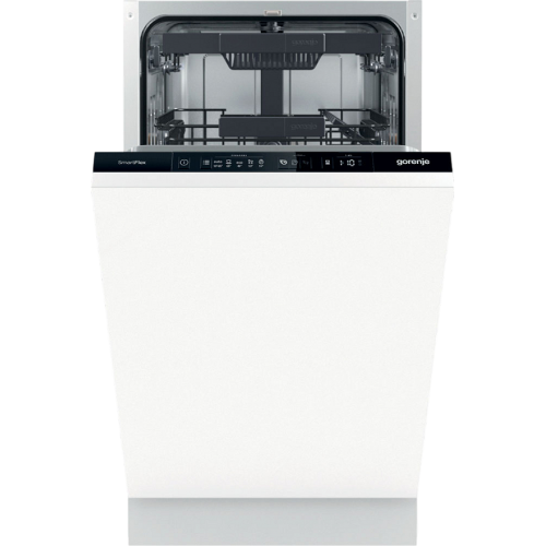 Встраиваемая посудомоечная машина GORENJE 45 см с 3 корзинами, нержавеющим баком и защитой AquaStop - 9 л, 45 дБ