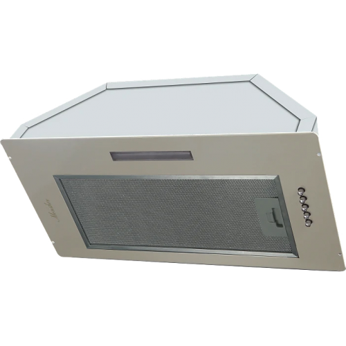 Встраиваемая вытяжка MONSHER 60 см - 500 м³/ч, 3 скорости, LED освещение, механическое управление, фильтры для кухни