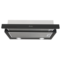 Вытяжка MONSHER Loin 60 Noir, телескопическая, 650 м³/ч, 2 скорости, 53 дБ, черная