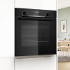 Духовой шкаф Serie 6 черный, класс А, 7 режимов, LCD-дисплей, EcoClean, SoftClose - идеальный выбор для вашей кухни