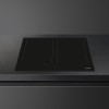 Варочная поверхность Smeg 60 см, индукционная, 4 зоны нагрева, слайдерное управление, таймер, черный цвет