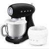 Планетарный миксер SMEG 50-х годов, 1000 Вт, 4.8 л, 10 скоростей, черный