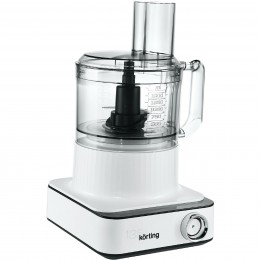 Кухонный комбайн Korting KFP 0203 W 135, 1200 Вт, 6 скоростей, белый, 2 л.