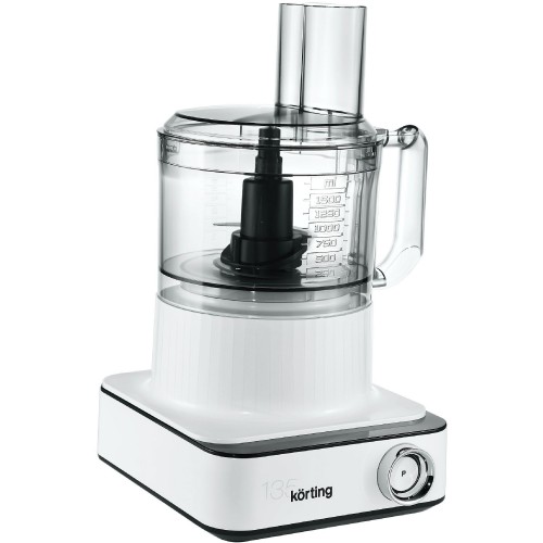 Кухонный комбайн Korting KFP 0203 W - 1200 Вт, 6 скоростей, 2 л, белый