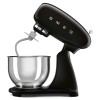 Планетарный миксер SMEG 50-х годов, 1000 Вт, 4.8 л, 10 скоростей, черный