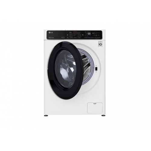 Стиральная машина LG/ Стиральная машина LG, отдельностоящая, ВхШхГ 850х600х455 мм, загрузка 7 кг, 1200 об/мин, LED дисплей, технология AI DD, дозагрузка белья, пар, инверторный мотор с прямым приводом, отсрочка старта, энергоэффективность А, цвет белый