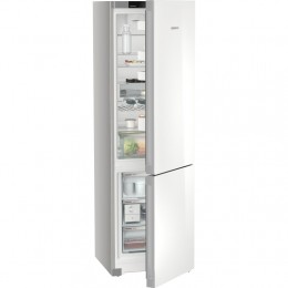 Холодильники LIEBHERR/ Plus, EasyFresh, МК NoFrost, 3 контейнера МК, в. 201,5 см, ш. 60 см, г. 68.2 см, класс ЭЭ A++, внутренние ручки, белое стекло