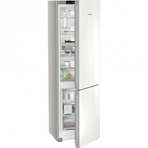 Холодильники LIEBHERR/ Plus, EasyFresh, МК NoFrost, 3 контейнера МК, в. 201,5 см, ш. 60 см, г. 68.2 см, класс ЭЭ A++, внутренние ручки, белое стекло