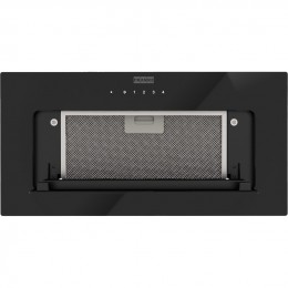 Вытяжка FRANKE LUCE 60 BK 305.0738.597, 1000 м³/ч, периметральное всасывание, сенсорное управление, пульт ДУ, таймер, LED, черный.