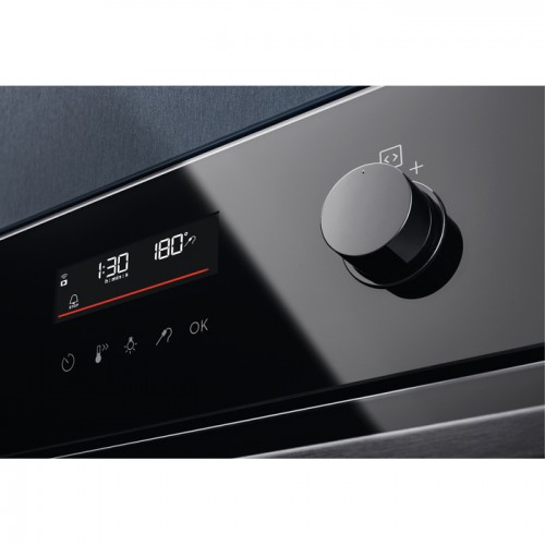 Встраиваемая электрическая духовка ELECTROLUX с конвекцией, пароваркой и пиролитической очисткой - 72 л, 10 режимов, телескопические направляющие