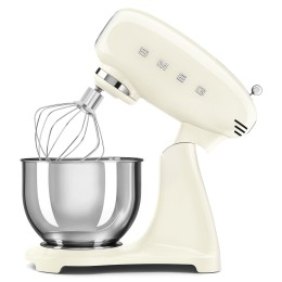 Планетарный миксер SMEG SMF05CREU, 1000 Вт, 4.8 л, 10 скоростей, кремовый